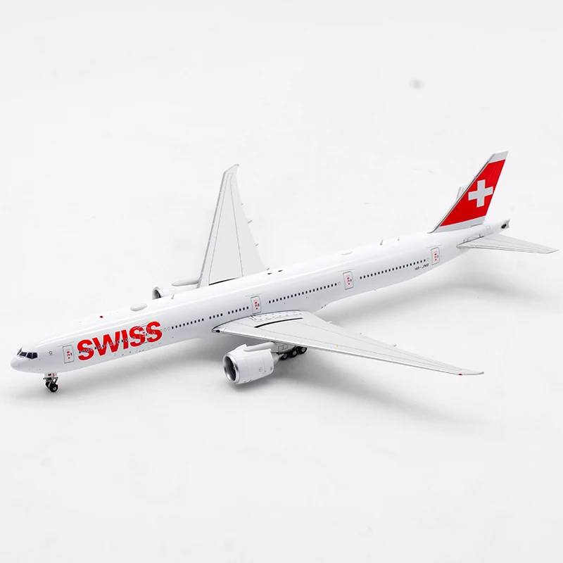 Мащаб 1:400 Swissair B777-300ER HB-JNB, Формовани под налягане Модел на самолет От Сплав, Събиране на Магазини за Бижута, Дисплей За Бижута, Играчки, Подаръци