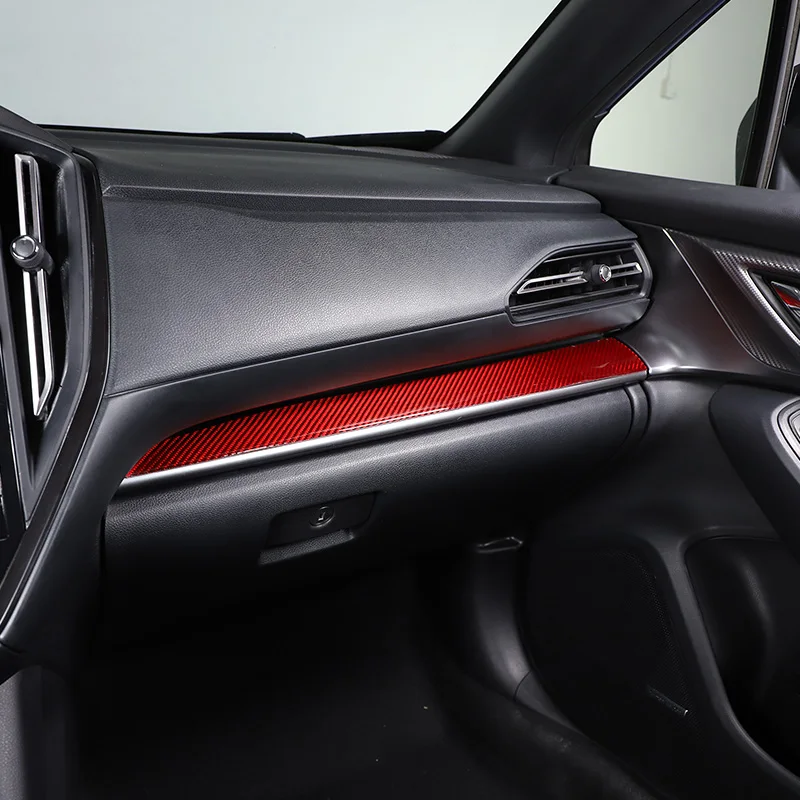 За Subaru WRX STI 2021 2022 2023, стикер на таблото на колата, декоративна капачка, аксесоари за интериор от мек въглеродни влакна LHD