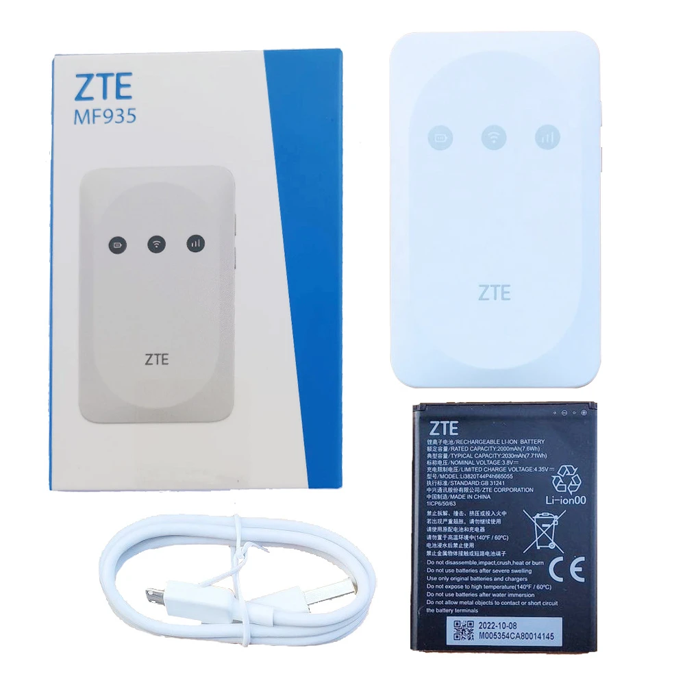ZTE MF935 LTE 4G Мобилен Wi-Fi рутер със слот за СИМ-карта cat4 150 Mbps Безжична Имат Точка за достъп Wi-Fi PK MF920