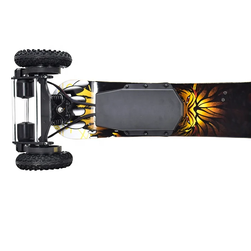 Юн Yi2022 Популярен офроуд х 4-колесни електрически планински скейтборд 10-слойный кленов висока скорост 40 км/ч в наличието на електрически скейтборд