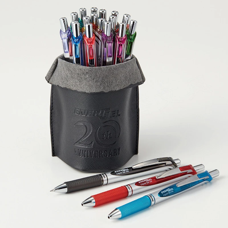 Набор от гелевых дръжки 20th Anniversary Japanese Pentel 20-цветна писалка BLN75Z за писма, гладка и бързосъхнеща 0,5/0,7 мм
