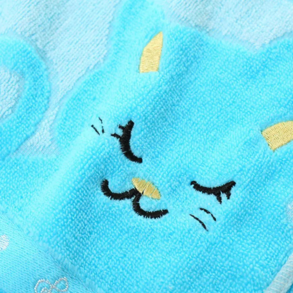 25X50 см, музикално кърпа с бродерия във формата на котка, водопоглощающее кърпа за баня, мультяшное кърпа