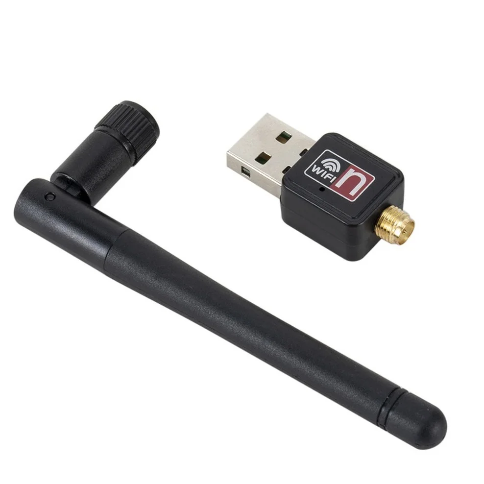 Безжична Мрежова карта USB, със Сменяема Антена 2 DBI Ethernet-Ключ 2,4 G Wifi-Адаптер 802.11 N/g/b 2 db 150 м WiFi Приемник