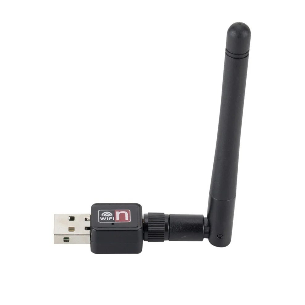 Безжична Мрежова карта USB, със Сменяема Антена 2 DBI Ethernet-Ключ 2,4 G Wifi-Адаптер 802.11 N/g/b 2 db 150 м WiFi Приемник