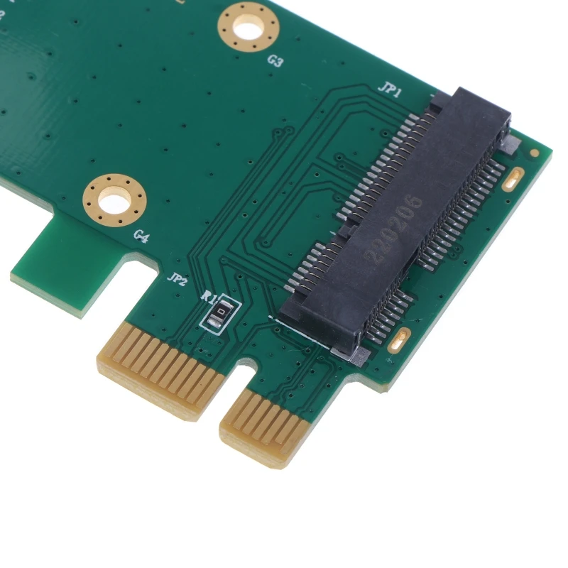Карта адаптер, PCIE към Mini PCIE Ефективна безжична мрежова карта Портативен WIFI-адаптер PCI-E Странично Карта