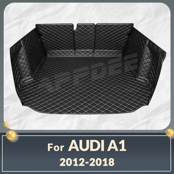 Автоматично подложка за багажника с пълно покритие за Audi A1 2/4 врати 2012-2018 13 14 15 16 17, авто подложка за багажника, аксесоари за защита на интериора