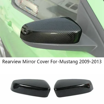 Капачки на автомобилни огледала във формата на Миди, за да Ford-Mustang 2009-2013 за задно виждане на Автомобила Странична Врата за Обратно виждане Огледален Панел на Кутията