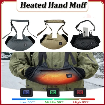 Съединител-топло за ръце с електрически нагревател, калъф за ръкавици с бързото изгаряне в студено време, поясная чанта за лов, ски, къмпинг