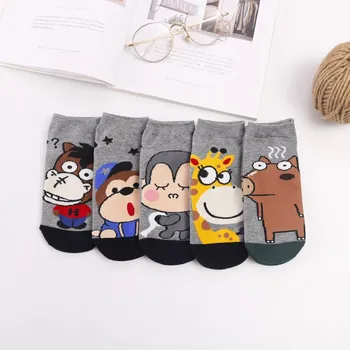 20 двойки на едро новите модни женски чорапи със забавни творчески чорапи с принтом животни
