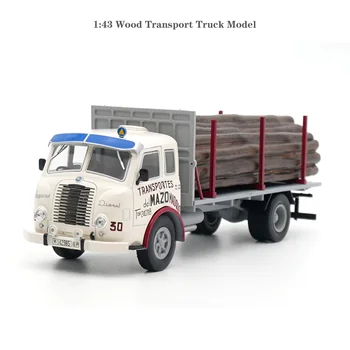 Рядък модел на камион за превоз на дървен материал 1:43 Модел за събиране на крайния продукт