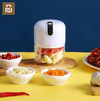 Youpin Мултифункционален кухненски робот, автоматична кухненска мелачка, добавка за бебешка храна, смесване, смилане дузина чесночных пюре