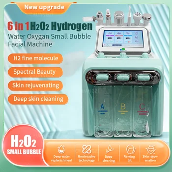 Нова машина за красота на РУСКАТА федерация мехур кислород, водород 6-в-1 малка за лична повишаване Укрепване на компресиране и дълбоко почистване на порите