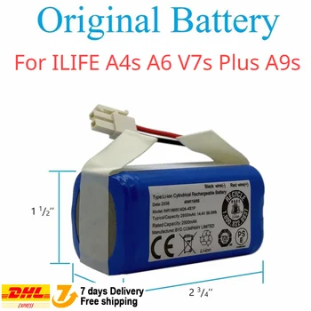 14,4 v 2600 mah Акумулаторна литиево-йонна Батерия За ILIFE A4s A6 V7s Plus A9s W400 Робот-Прахосмукачка INR18650 M26-4S1P на Батерията