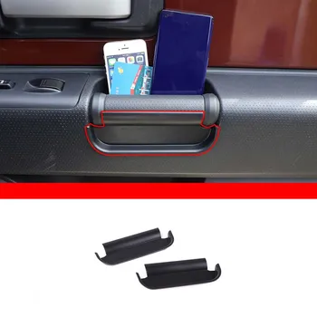 За Toyota FJ Cruiser 2007-2021 ABS Черна вътрешна врата копчето на автомобила кутия за съхранение на Модификация повдигащ се капак Аксесоари за интериора