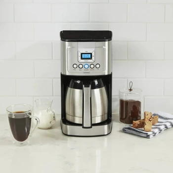 Кафемашина с програмируема температура Cup, сребриста, DCC-3400P1 Машина Slim green coffee, вспениватель мляко с пара, Кафе машина за приготвяне на кафе