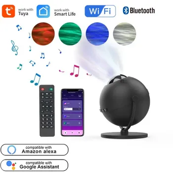 Sasha Wifi + Bluetooth Smart Galaxy Проектор Star RGB led проектор Aurora Light приложение Smart Life Гласово управление
