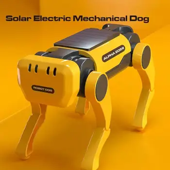 A3 Електрическа ръчна куче в слънчева батерия, робот, научна технология, образователни играчки за сглобяване със собствените си ръце, интелектуално развитие на децата