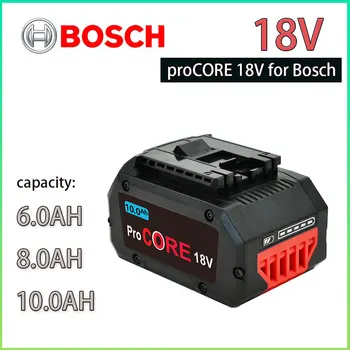 18 10.0 AH Акумулаторен инструмент Bosch Professional System BAT609 BAT618 GBA18V80 21700 Батерия 18 10000 ма ProCore Взаимозаменяеми Батерия