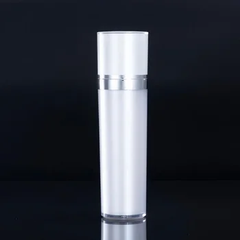 120 мл круша бяла Акрилна бутилка във форма на конус лосион/емулсия/тонален крем/серум/копър тонер козметична опаковка за кожата пластмасова бутилка
