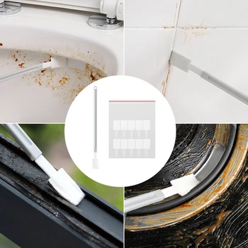 Използвана четка за тоалетна с дюза, многофункционална четка за почистване на канали, подвижни домакински инструмент за почистване