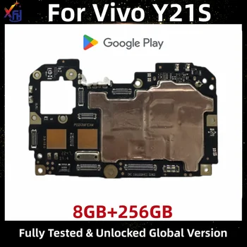 Глобалната Разблокированная дънна Платка за Vivo Y21S, Мобилна дънна Платка с капацитет 256 GB с инсталирано приложение на Google, процесор Хелио G80