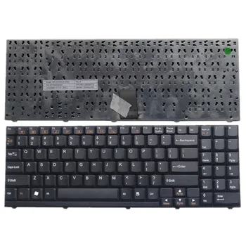 Клавиатура за лаптоп CLEVO B4100M B4105 Цвят черен САЩ Издание на Съединените Щати