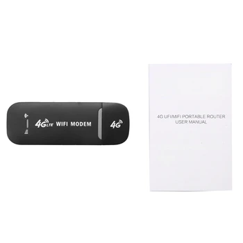 4G USB модем Wifi рутер с USB ключ, 150 Mbit/с със слот за СИМ-карта за автомобилна безжична точка за достъп джобен мобилен Wifi