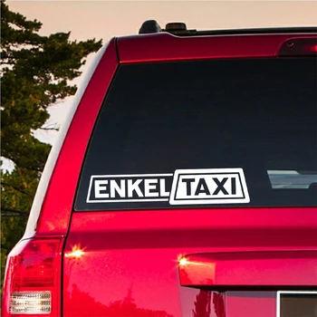 Направи си сам стикер на колата ENKEL Такси, текстова стикер на прозореца на колата, интериор на купето, водоустойчиви етикети