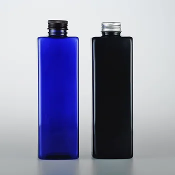 12шт 500 мл празни козметични PET бутилки с алуминиев капак, голям пластмасов контейнер, контейнер за опаковане на козметични, бутилка за душ гел