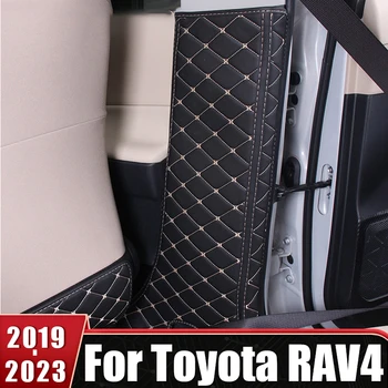 Кожена Автомобили Защитна Подплата На B-образна багажник, защитава От нечистотии, Колан, Авто Вратата, Подложка, Аксесоари За Toyota RAV4 XA50 2019-2021 2022 2023