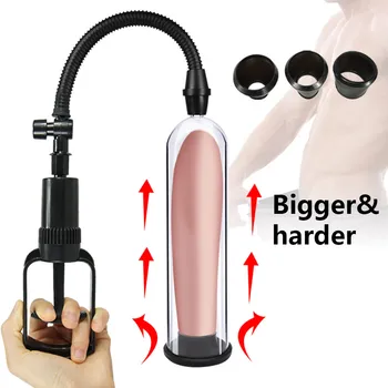 Вакуум помпа за пенис, играчка за възрастни, симулатор за ерекция, голям пенис,, устройство за уголемяване на пениса, пенис enlarger, секс играчки за мъже