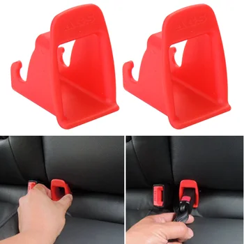2 елемента За детско столче isofix система Капаче на Съединителя колан Ръководство бразда Скоба за закрепване на детска седалка Аксесоари за седалките в салона на автомобила