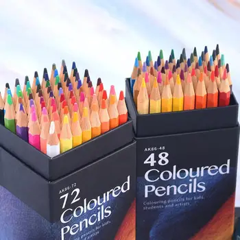 Преносим комплект цветни моливи за начинаещи 72 бр./опаковане. за colorization книги САМ Graffiti