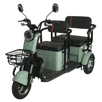 Гореща разпродажба 48/60 В 20ah скутер, захранван с батерии 3 колела Електрически мотор Trike за възрастни