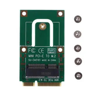 Конвертор Mini PCI-E адаптер за m2 Карта за разширяване m2 ключ NGFF E интерфейс за m2 безжичен Bluetooth-съвместими WiFi