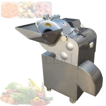 Търговска машина за нарязване на кубчета репички, моркови, картофи, домати, зеленчуци