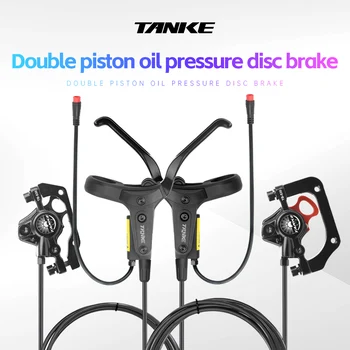 Дисковата спирачка под налягане на маслото TANKE, МТБ пътен, двухпоршневая дръжка, магнитен маслен спирачка, комплект за електрически колоезденето, аксесоари за велосипед