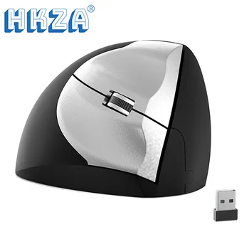 Безжична мишка с 2.4 G, вертикална детска мишка, мишки USB, ергономична маса вертикална мишка 1600 dpi за КОМПЮТЪР, лаптоп, офис, къща