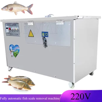 Пречистване на дребни риби голям капацитет за премахване на котления камък с дребни риби Електрическа автоматична машина за отстраняване на котления камък с риба