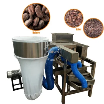 Професионална машина за почистване на кората на какаови зърна с тегло 100 кг/ч, машина за пресяване на какаови зърна, машината за пресяване на какаови зърна Pri за продажба