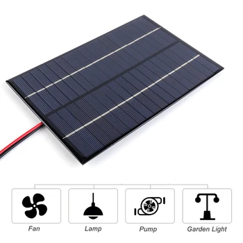 10 W, преносим слънчев панел, направи си сам, 12-18v, акумулаторна батерия, USB, слънчеви батерии, на открито, къмпинг, туризъм, слънчево зарядно устройство за мобилен телефон
