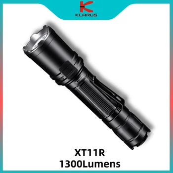 KLARUS XT11R Фенерче 1300 лумена USB-C Бързо Зареждане на 18650 Малка Пряка Тръба Хидроизолационна Тактика С батерия 18650