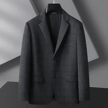 7018-Нов мъжки ежедневни костюми, trend малък костюм с дълги ръкави, корейската приталенная пролетно-лятна яке