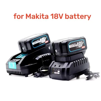Най-новият батерия BL1830 18V 6000mAh и зарядно устройство За Makita 18V Акумулаторна Батерия Подмяна на BL1840 BL1850 BL1860 BL1860B Инструменти