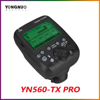 Безжичен предавател за стартиране на светкавица Yongnuo YN560-TX Pro 2,4 G Di Kamera за цифров огледално-рефлексен фотоапарат Canon YN862/YN968/YN200/YN560 Speedlite