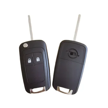 2/3 от бутона Flip дистанционно ключ опаковки за OPEL VAUXHALL Zafira, Astra, Insignia Holden дистанционно на ключа на автомобила черупки ключодържател делото Флип HU100 нож